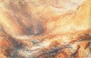J.M.W. Turner The Pass of Faido oil painting artist